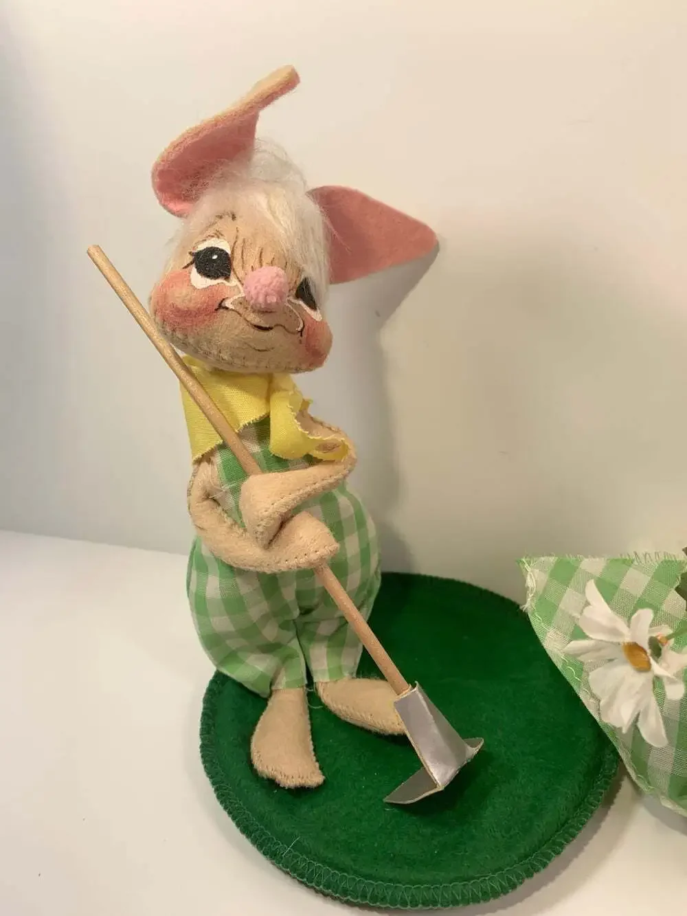 Annalee Easter Bunnies Gardening Girls Spring Bunnies 1988